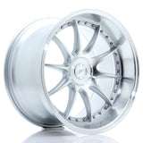 Cerchio in Lega JAPAN RACING JR41 19x11 ET12-25 5H con foratura su misura Silver Machined Face