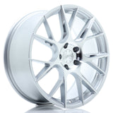 Cerchio in Lega JAPAN RACING JR42 19x8.5 ET45 5x112 Silver Machined Face