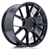 Cerchio in Lega JAPAN RACING JR42 19x8.5 ET25-45 5H con foratura su misura Gloss Black