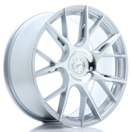 Cerchio in Lega JAPAN RACING JR42 19x8,5 ET25-45 5H con foratura su misura Silver Machined Face