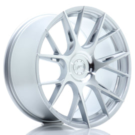 Cerchio in Lega JAPAN RACING JR42 19x9,5 ET20-42 5H con foratura su misura Silver Machined Face