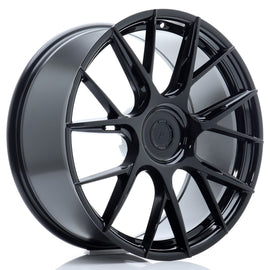 Cerchio in Lega JAPAN RACING JR42 20x8,5 ET20-45 5H con foratura su misura Gloss Black