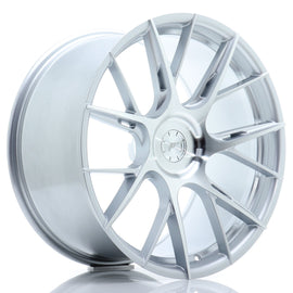 Cerchio in Lega JAPAN RACING JR42 20x10,5 ET20-48 5H con foratura su misura Silver Machined Face