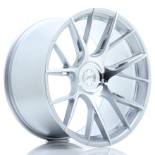 Load image into Gallery viewer, Cerchio in Lega JAPAN RACING JR42 20x11 ET20-35 5H con foratura su misura Silver Machined Face