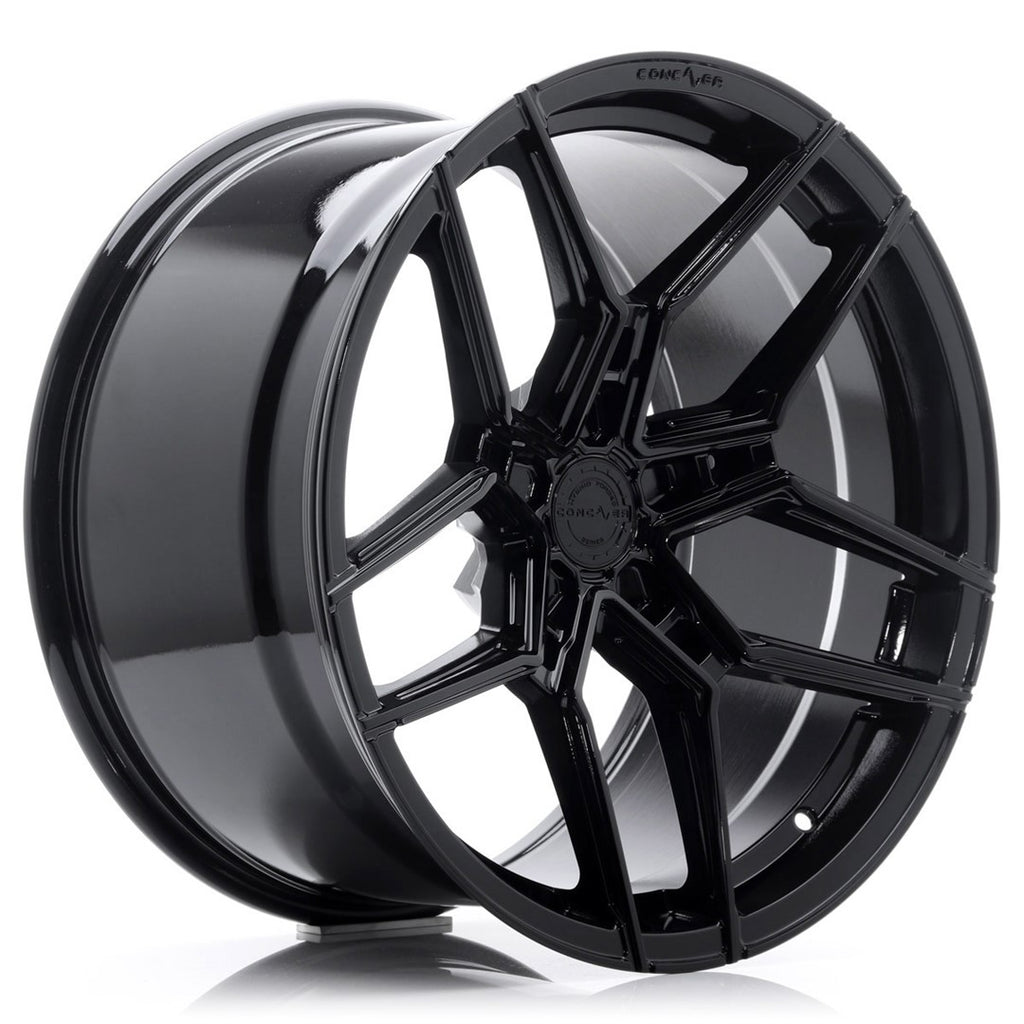 Cerchio in Lega CONCAVER CVR5 19x10 ET20-51 con foratura su misura Platinum Black