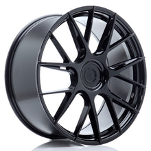Load image into Gallery viewer, Cerchio in Lega JAPAN RACING JR42 22x9 ET20-42 5H con foratura su misura Gloss Black