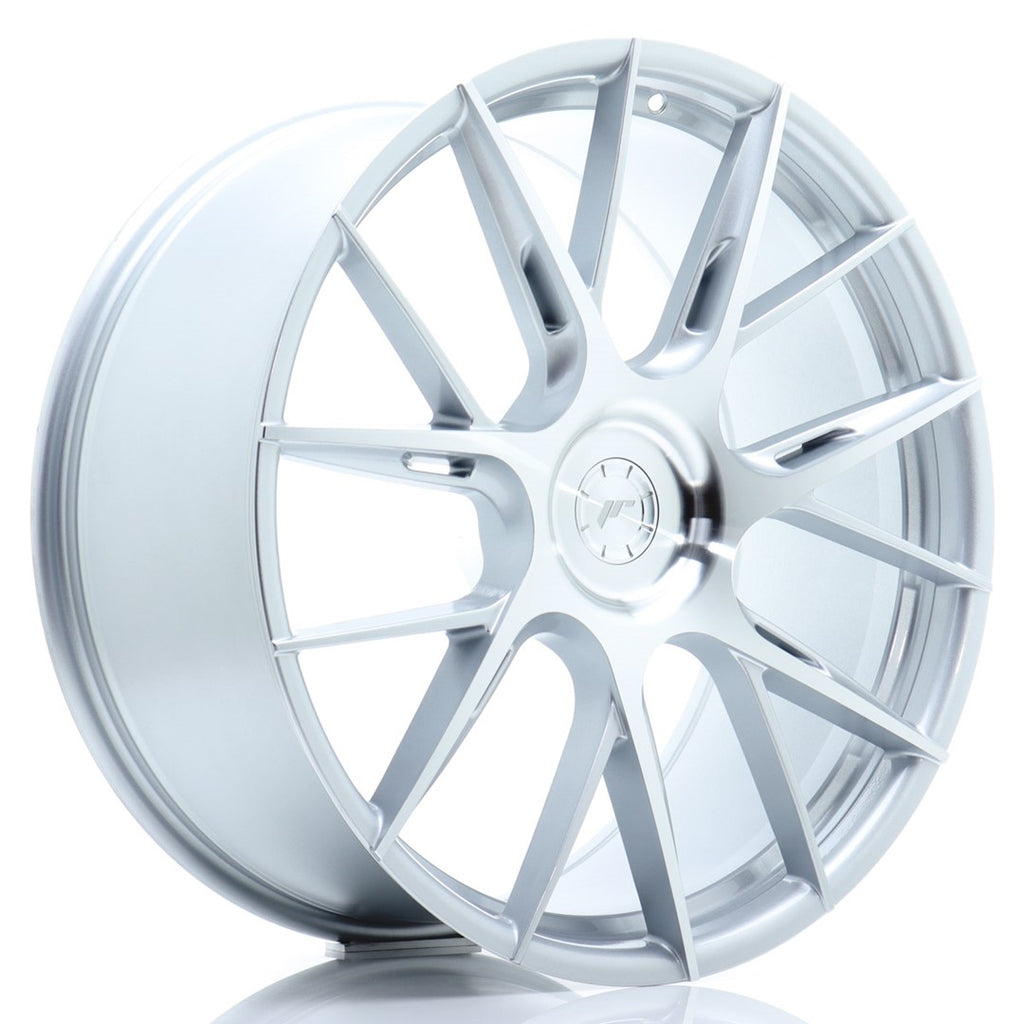 Cerchio in Lega JAPAN RACING JR42 22x10 ET20-54 5H con foratura su misura Silver Machined Face