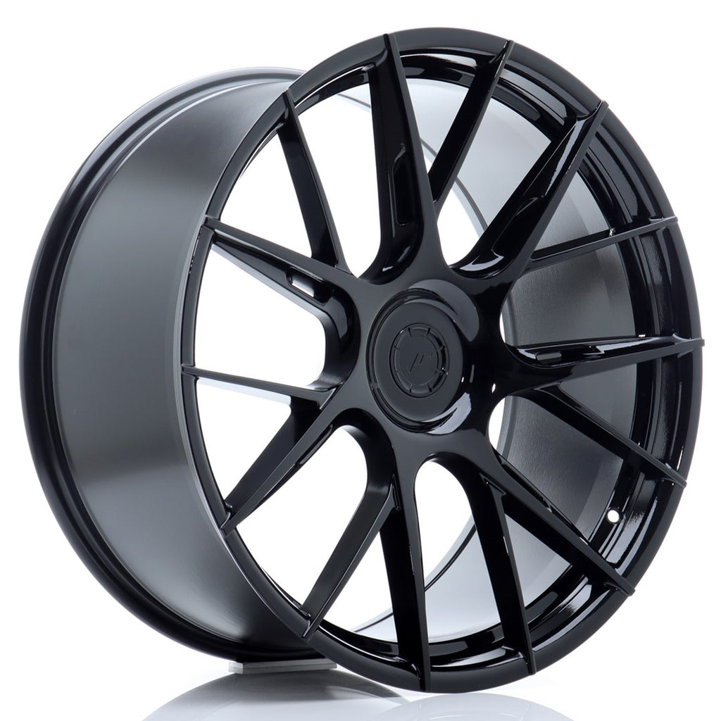 Cerchio in Lega JAPAN RACING JR42 22x10.5 ET20-40 5H con foratura su misura Gloss Black