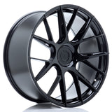 Cerchio in Lega JAPAN RACING JR42 22x11.5 ET20-52 5H con foratura su misura Gloss Black