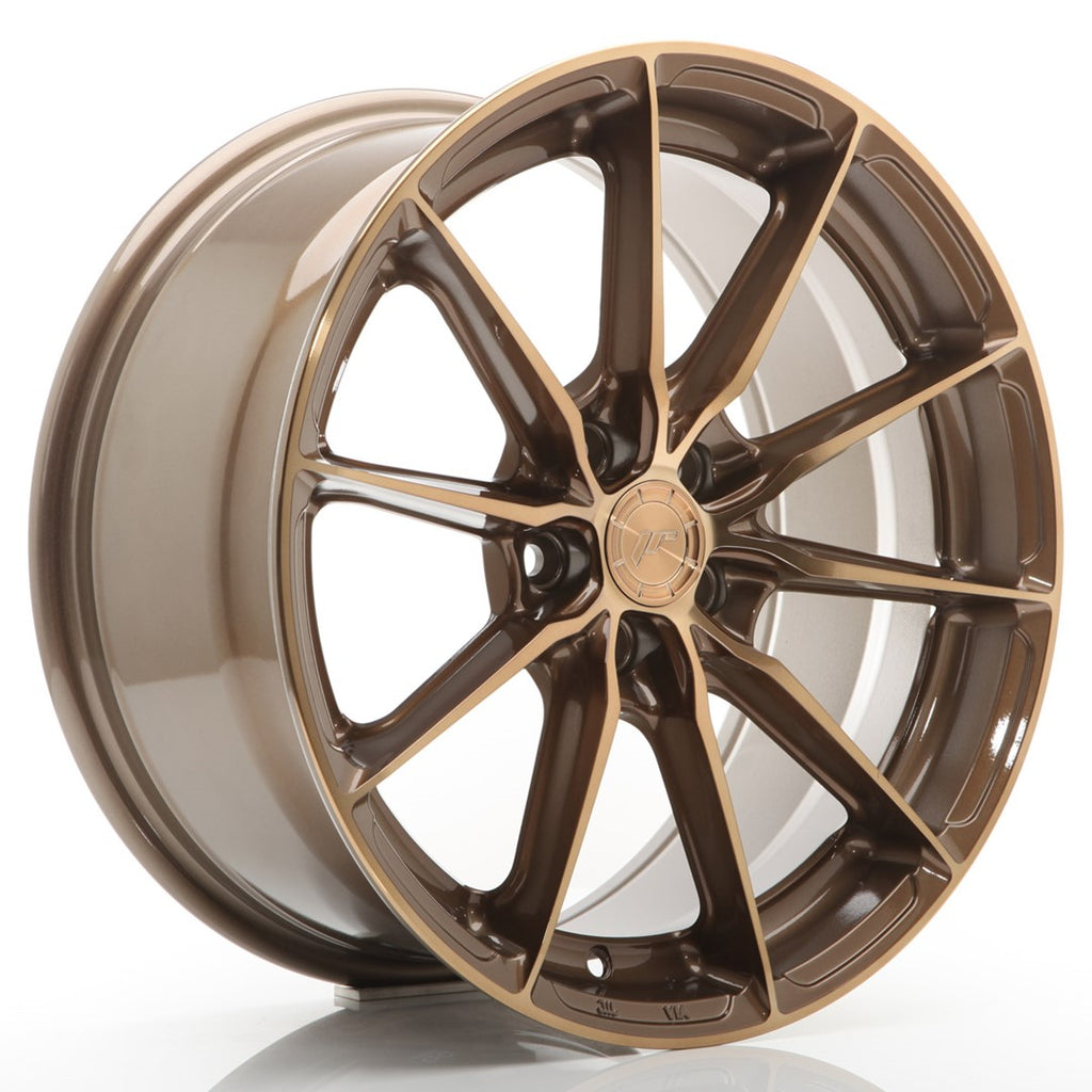 Cerchio in Lega JAPAN RACING JR37 17x8 ET20-40 5H con foratura su misura Platinum Bronze