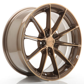 Cerchio in Lega JAPAN RACING JR37 17x8 ET20-40 5H con foratura su misura Platinum Bronze