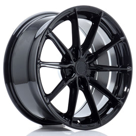 Cerchio in Lega JAPAN RACING JR37 17x8 ET20-40 5H con foratura su misura Gloss Black