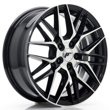Carica l'immagine nel visualizzatore di Gallery, Cerchio in Lega JAPAN RACING JR28 17x7 ET40 5x114,3 Gloss Black Machined Face