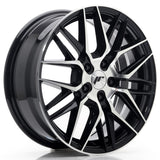 Cerchio in Lega JAPAN RACING JR28 17x7 ET40 5x114.3 Gloss Black Machined Face