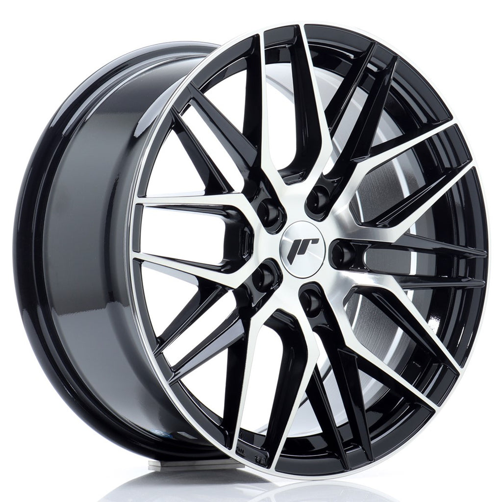 Cerchio in Lega JAPAN RACING JR28 17x8 ET40 5x112 Gloss Black Machined Face