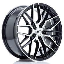 Carica l'immagine nel visualizzatore di Gallery, Cerchio in Lega JAPAN RACING JR28 17x8 ET40 5x112 Gloss Black Machined Face