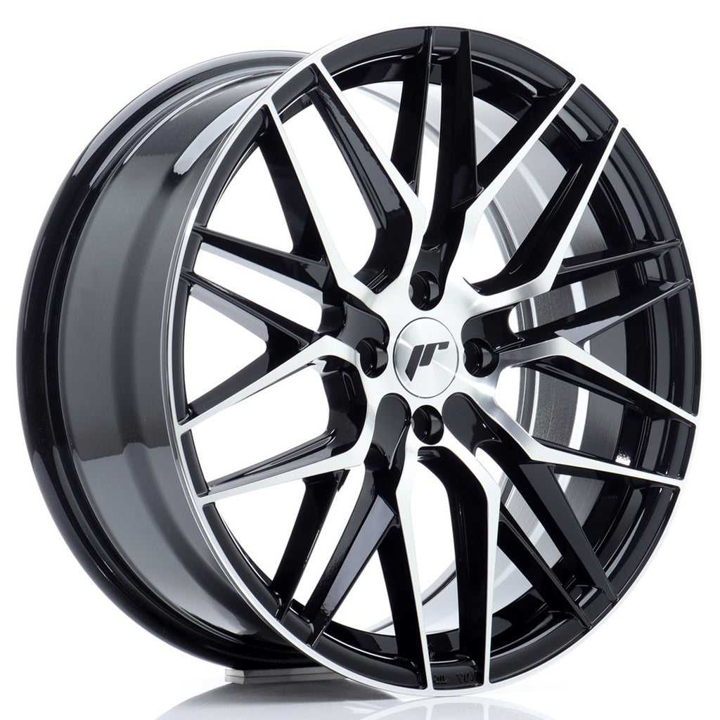 Cerchio in Lega JAPAN RACING JR28 18x7,5 ET40 4x100 Gloss Black Machined Face