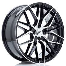 Carica l'immagine nel visualizzatore di Gallery, Cerchio in Lega JAPAN RACING JR28 18x7,5 ET40 4x100 Gloss Black Machined Face