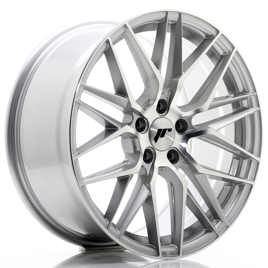Cerchio in Lega JAPAN RACING JR28 18x8,5 ET40 5x114,3 Silver Machined Face