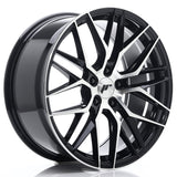 Cerchio in Lega JAPAN RACING JR28 19x8.5 ET35 5x112 Gloss Black Machined Face