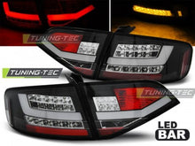 Carica l&#39;immagine nel visualizzatore di Gallery, Fanali Posteriori a Led BLACK per AUDI A4 B8 08-11 SEDAN