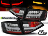 Fanali Posteriori a Led BLACK per AUDI A4 B8 08-11 SEDAN