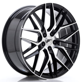 Cerchio in Lega JAPAN RACING JR28 20x8.5 ET40 5x114.3 Gloss Black Machined Face