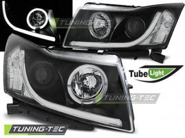 Fari Anteriori CHEVROLET CRUZE 09-12 TUBE LIGHT BLACK