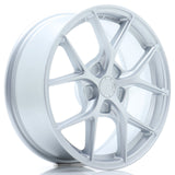 Cerchio in Lega JAPAN RACING SL01 Flow Formed 17x7 ET20-40 5H con foratura su misura Matt Silver