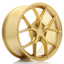 Load image into Gallery viewer, Cerchio in Lega JAPAN RACING SL01 FORGIATI 17x8 ET20-45 5H con foratura su misura Gold