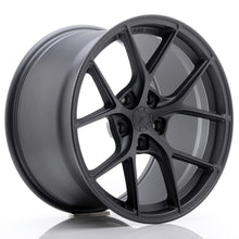 Load image into Gallery viewer, Cerchio in Lega JAPAN RACING SL01 18x10,5 ET25-38 5H con foratura su misura Matt Gun Metal