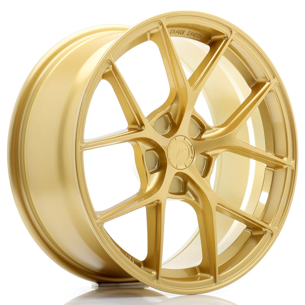 Cerchio in Lega JAPAN RACING SL01 FORGIATI 18x8 ET20-40 5H con foratura su misura Gold