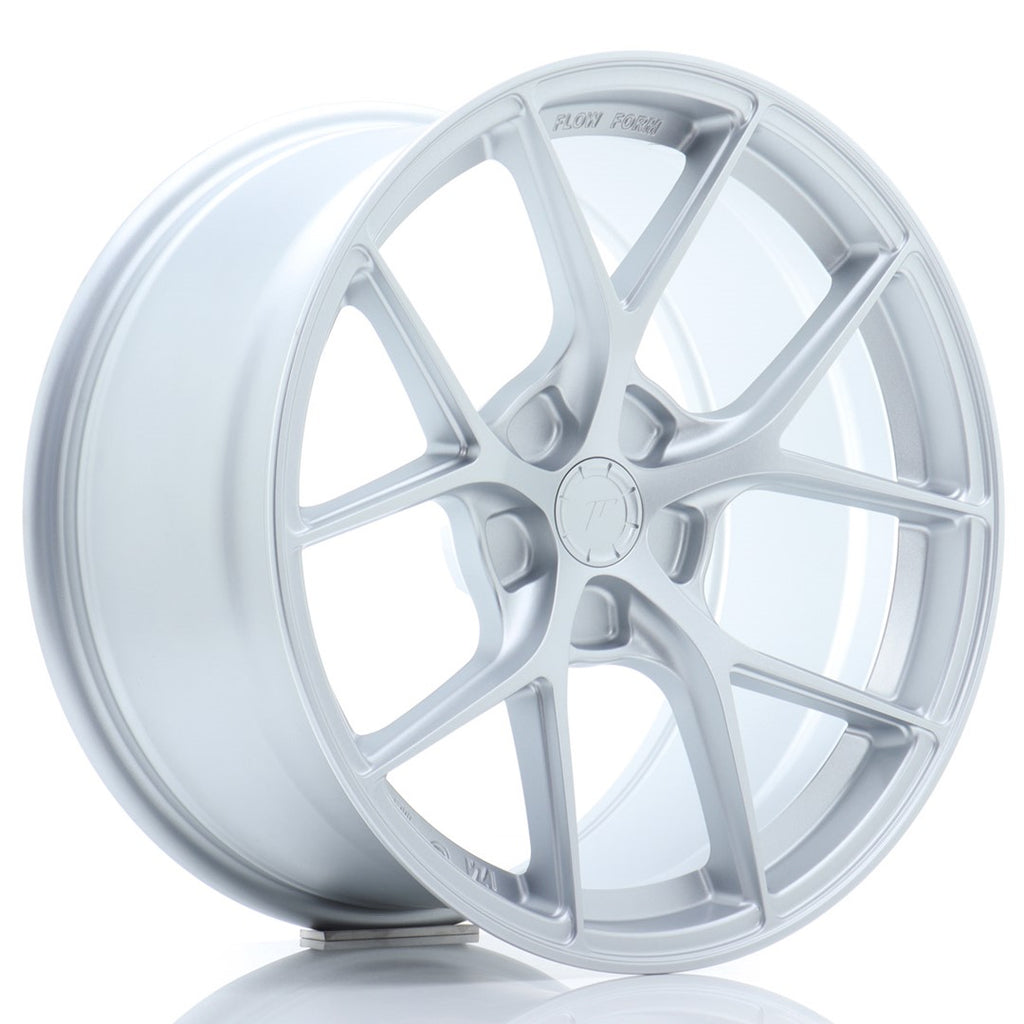 Cerchio in Lega JAPAN RACING SL01 18x9,5 ET25-38 5H con foratura su misura Matt Silver