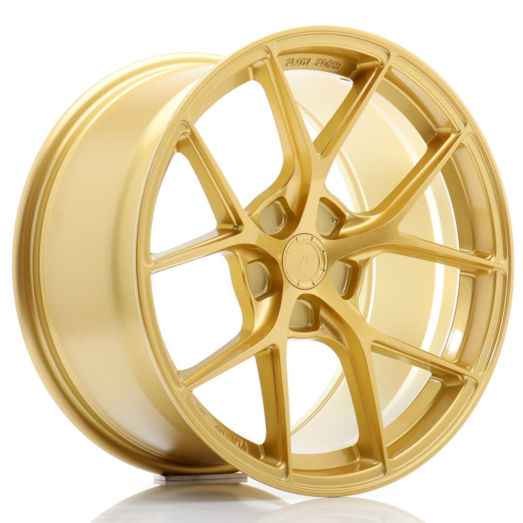 Cerchio in Lega JAPAN RACING SL01 FORGIATI 18x9.5 ET25-38 5H con foratura su misura Gold