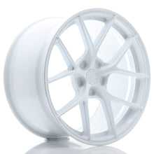 Carica l&#39;immagine nel visualizzatore di Gallery, Cerchio in Lega JAPAN RACING SL01 FORGIATI 19x10.5 ET25-40 5H con foratura su misura White