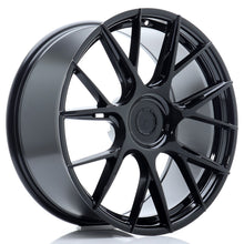 Load image into Gallery viewer, Cerchio in Lega JAPAN RACING JR42 20x9 ET35-50 5H con foratura su misura Gloss Black