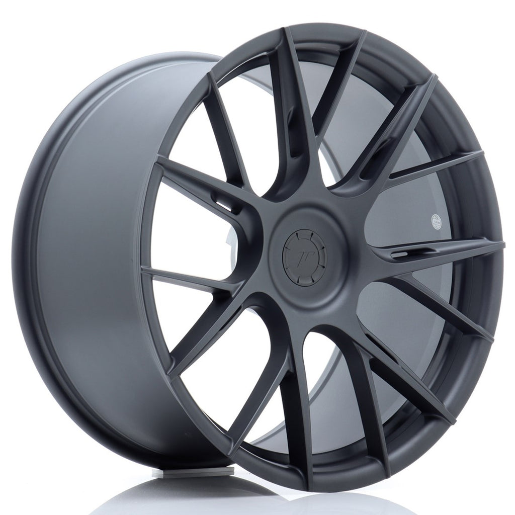 Cerchio in Lega JAPAN RACING JR42 20x10,5 ET20-48 5H con foratura su misura Matt Gun Metal