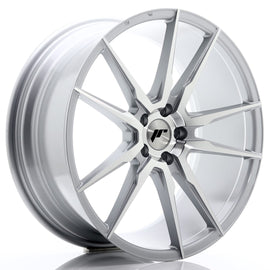 Cerchio in Lega JAPAN RACING JR21 20x8.5 ET40 5x114.3 Silver Machined Face