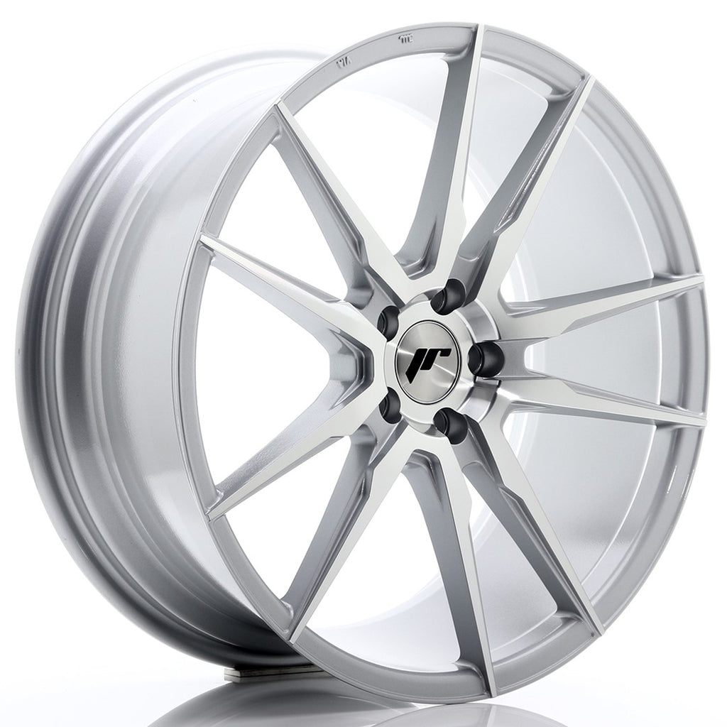 Cerchio in Lega JAPAN RACING JR21 20x8,5 ET40 5x114,3 Silver Machined Face