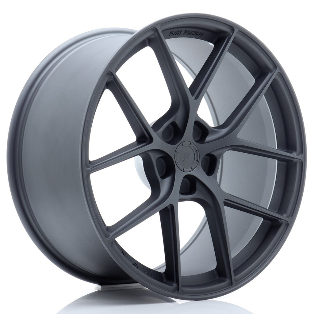 Cerchio in Lega JAPAN RACING SL01 20x10 ET15-48 5H con foratura su misura Matt Gun Metal