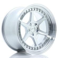 Load image into Gallery viewer, Cerchio in Lega JAPAN RACING JR43 18x10,5 ET15-22 5H con foratura su misura Silver Machined Face