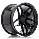 Cerchio in Lega CONCAVER CVR3 19x10.5 ET15-57 con foratura su misura Platinum Black