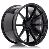 Cerchio in Lega CONCAVER CVR4 19x10.5 ET15-57 con foratura su misura Platinum Black