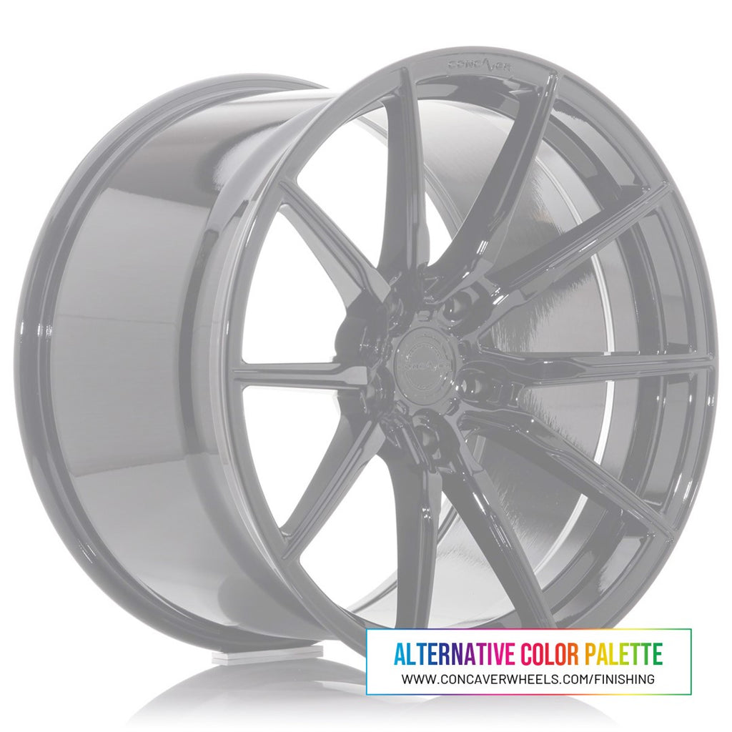 Cerchio in Lega CONCAVER CVR4 19x10.5 ET15-57 con foratura su misura Custom Finish