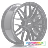 Cerchio in Lega JAPAN RACING JR28 18x8.5 ET20-40 5H con foratura su misura Custom Finish