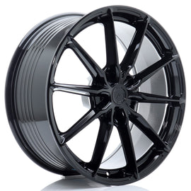 Cerchio in Lega JAPAN RACING JR37 21x9 ET10-52 5H con foratura su misura Gloss Black