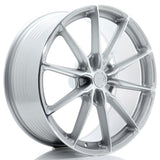 Cerchio in Lega JAPAN RACING JR37 21x9 ET10-52 5H con foratura su misura Silver Machined