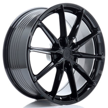 Load image into Gallery viewer, Cerchio in Lega JAPAN RACING JR37 21x10 ET10-64 5H con foratura su misura Gloss Black