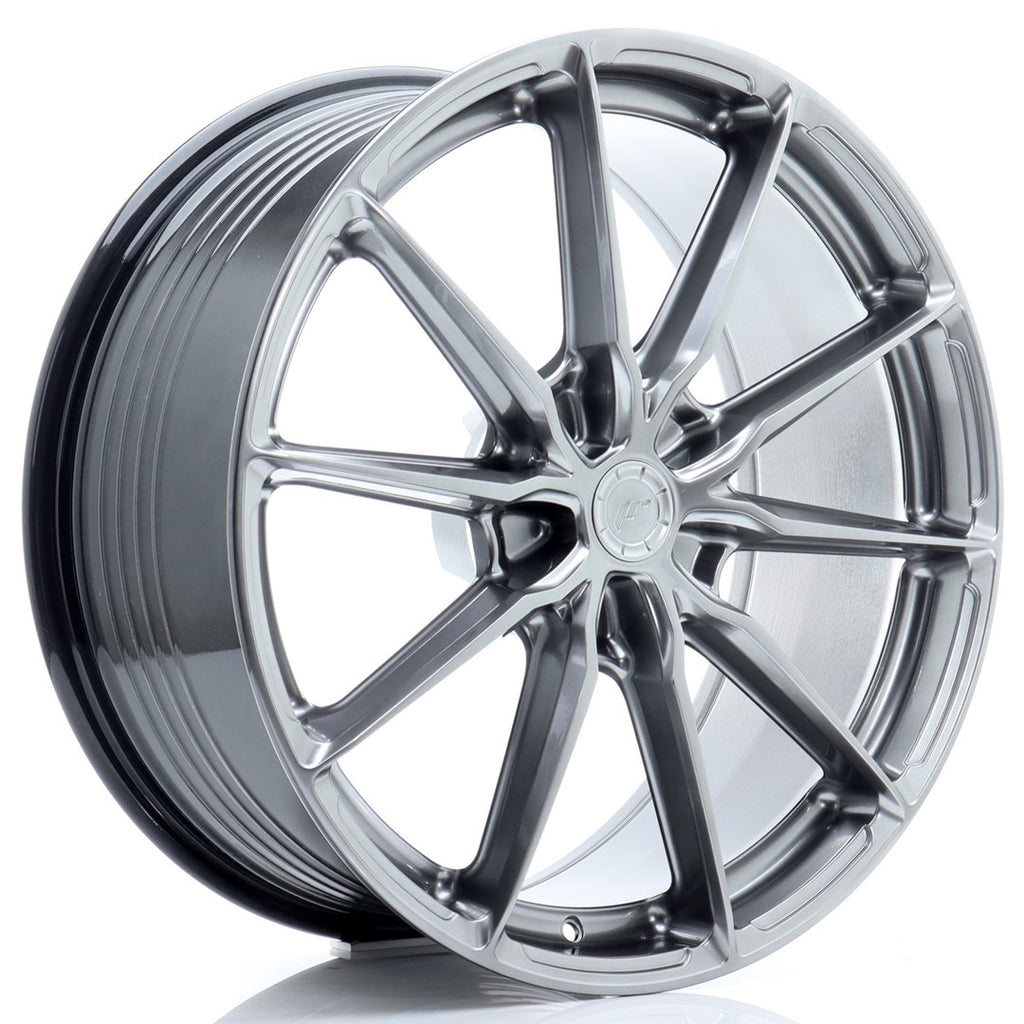 Cerchio in Lega JAPAN RACING JR37 21x10 ET10-64 5H con foratura su misura Hyper Black