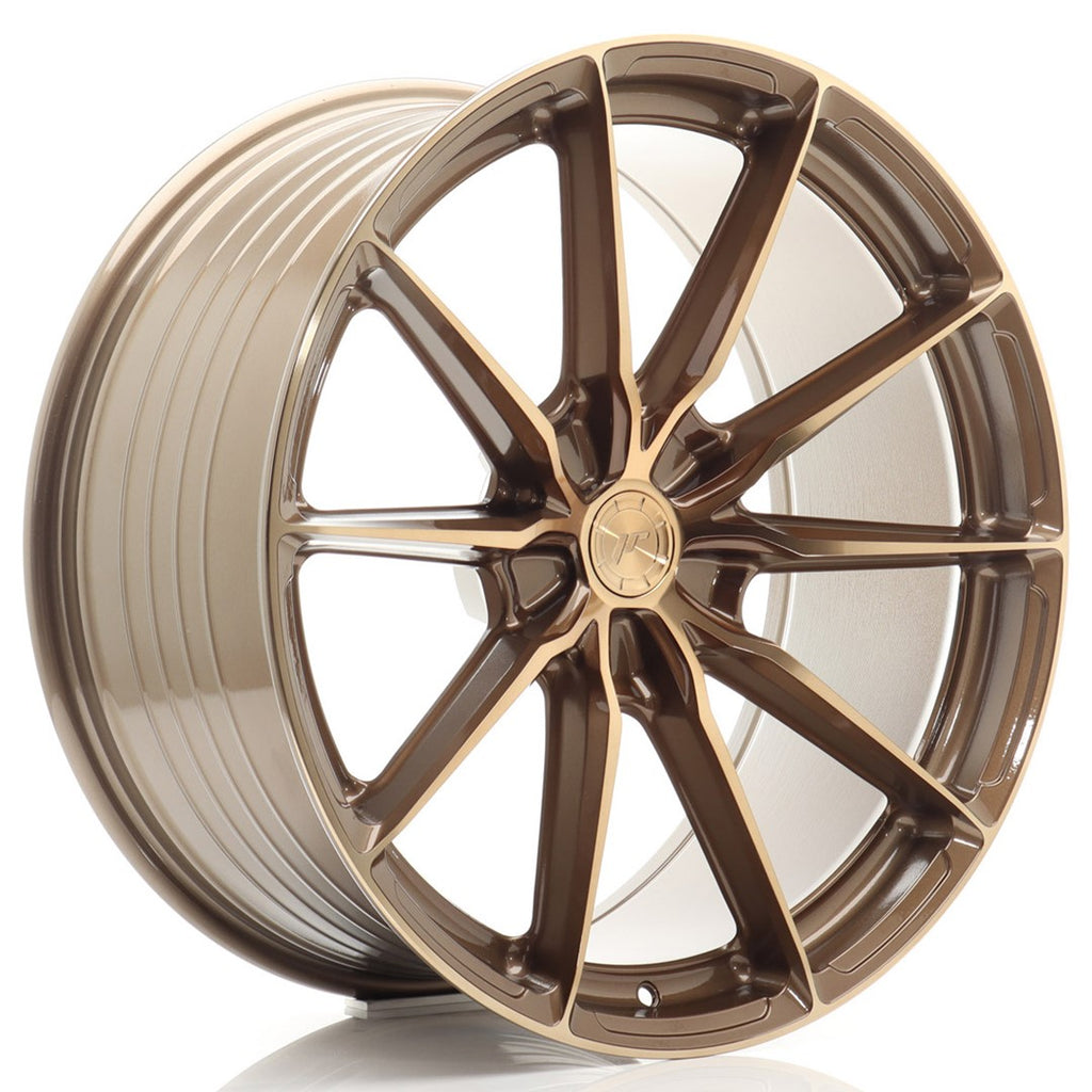 Cerchio in Lega JAPAN RACING JR37 21x9,5 ET0-35 5H con foratura su misura Platinum Bronze